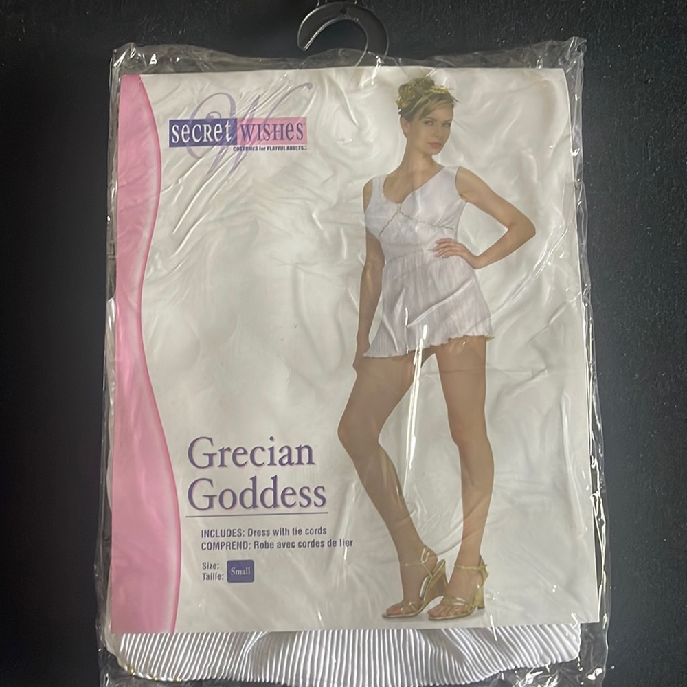 Secret wishes Grecian Goddess dress. New!